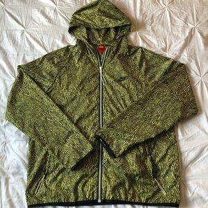 Nike green and black windbreaker